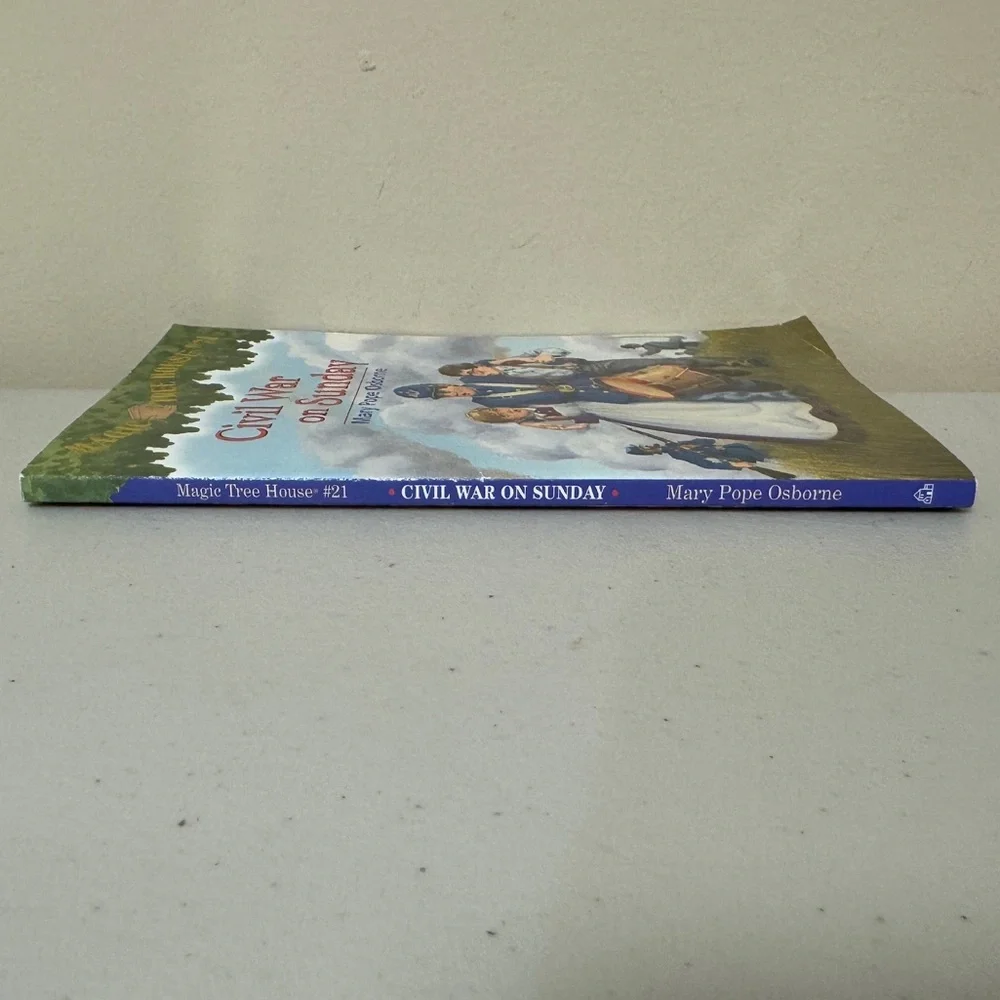 Magic Treehouse Book #21 Paperback Children Series Civil War on Sunday Education